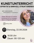 Bild in Galerie-Betrachter laden, Kunstunterricht effektiv und sinnvoll strukturieren | Coco Schön
