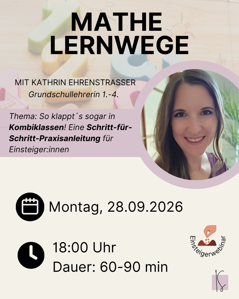 Mathe Lernwege | Kathrin Ehrenstraßer