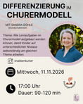 Load image into Gallery viewer, !Verschoben auf 11.11! Differenzierung im Churermodell | Sandra Dohle
