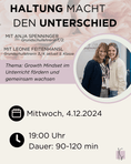 Load image into Gallery viewer, Dez / Haltung macht den Unterschied | Anja & Leonie - Kunstundstunde
