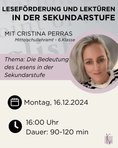 Bild in Galerie-Betrachter laden, Dez / Leseförderung und Lektüren in der Sekundarstufe | Cristina Perras - Kunstundstunde
